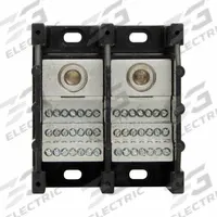 BUSSMANN Power Distribution Block: Open, Lug, Lug, 6 AWG – 350 kcmil For Line Side Wire Sizes (MPN 16372-2). Key specifications — attr1361688: Surface; attr1308686: BUSSMANN; attr1361672: Aluminum.
