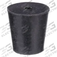 Stopper: Natural Rubber, 0 Stopper Size, 10 mm Bottom Dia, 15 mm Top Dia, 25 mm Overall Ht, Black (MPN RST00-H). Key specifications — Brand: APPROVED VENDOR; Color: Black; Stopper Size: 0; Material: Natural Rubber.
