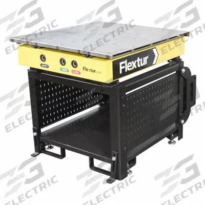 FLEXTUR Quick-Change Fixture Table: 35 in Ht, 36 in Dp, 36 in Wd - Quick-Change Fixture Tables for Cobot Docking Stations