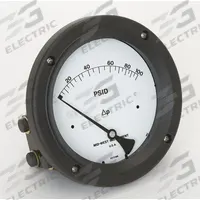 MIDWEST INSTRUMENT Differential Pressure Gauge: Back, 1/4 in NPT Female, ±3-2-3% Gauge Accuracy, 140 (MPN 140-AC-00-OO-100P). Key specifications — Sensor Type: Diaphragm; Series: 140; Housing Material: Aluminum; Certificate of Calibration: Not Included; Gauge Accuracy: ±3-2-3%.