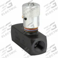 PARKER Hydraulic Flow Control Valve: 8 gpm Max Flow Rate, 3/8 in NPT, 3/8 in NPT, Steel, Control (MPN F600S). Key specifications — attr1018158: Manual; attr1018114: Rotary Knob; attr1018116: Steel; attr1018117: PARKER.