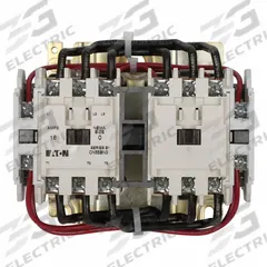 EATON NEMA Magnetic Contactor: Reversing, 3 Poles, NEMA Size 00, 9 A, 240V AC (MPN CN55AN3BB). Key specifications — Brand: EATON.