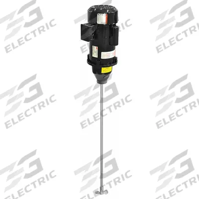Dayton Drum Mixer: 115/230V AC, 29 in Shaft, Top, Thread into Bung, TEFC - Electric Propeller Mixers