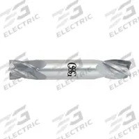 OSG Square End Mill: Carbide, Double End, 4 Flute, 7/16" Mill Dia, 9/16" LOC, 2-3/4" OAL (MPN 424-4375)