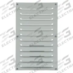HOFFMAN Louvered Vent Kit: Louver Plate Kit, Mild Steel, 15.31 in Overall Ht, 9.5 in Overall Wd (MPN AVK812). Key specifications — Brand: HOFFMAN; Manufacturer Part Number: AVK812.