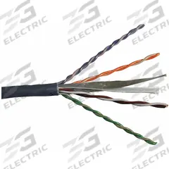 CAROL Category Cable: 1,000 ft Cable Lg, 23 AWG, Riser, Gray, PVC, Std, CR6.30.10, 6, Unshielded. Key specifications — Conductor Gauge: 23 AWG; Jacket Material: PVC; Brand: CAROL; Pairs Separation: Standard.
