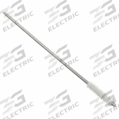 WEILER Tube Brush: Single Stem, Nylon, 3/32 in Dia, 0.008 in Fill Dia - Light-Deburring & -Finishing Brushes for All Metals