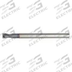 WIDIA HANITA Corner Radius End Mill: Carbide, TiAlN Coated, 3 Flute, 3 mm Mill Dia, 3 mm LOC (MPN 75N203022RT)