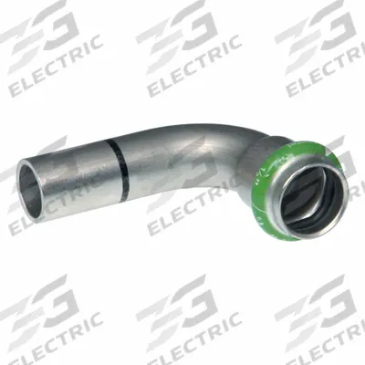 APOLLO Crimp Elbow Fitting: 1/2 in Pipe x 1/2 in Pipe Size, Press-fit x FTG, EPDM - Potable Water Stainless Steel Press Fittings