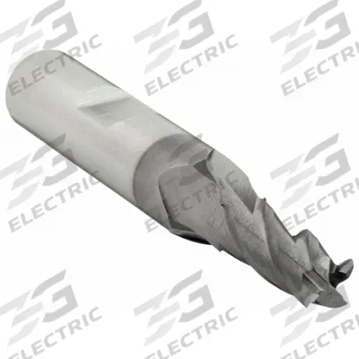 CLEVELAND Square End Mill: High Speed Steel, TiCN Coated, 4 Flute, 15/64" Mill Dia - General Purpose High-Speed Steel Square End Mills