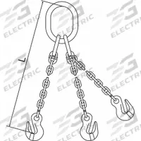 PEWAG Chain Sling: 1/2 in Chain Trade Size, 120 Chain Grade, Steel, Fixed, 10 ft Sling Lg, Blue (MPN 13G120TOG/10). Key specifications — attr994094: PEWAG.