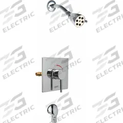 CHICAGO FAUCETS Shower Faucet: SH-TP, 2.5 gpm Fixed Showerhead Flow Rate, Brass, Single Function (MPN SH-TP6-01-000). Key specifications — Showerhead Material: Brass; Series: SH-TP.