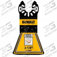 DEWALT General Purpose 3-Sided Oscillating Blade: 2 1/8 in Blade Wd, Plunge Cutting, Bi-Metal (MPN DWA4283). Key specifications — attr1097473: Drywall; attr1097476: DEWALT; attr1097456: Plunge Cutting.