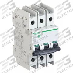 SCHNEIDER ELECTRIC IEC Miniature Circuit Breaker: 35 A Amps, 14kA at 120/240V AC, Screw Clamp, D (MPN M9F43335). Key specifications — DC Voltage Rating: Not Rated; Max. AIR Rating: 14kA at 120/240V AC; Terminal Connection: Screw Clamp; Brand: SCHNEIDER.