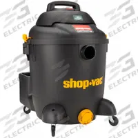 SHOP-VAC Shop Vacuum: 12 gal Tank Size, Plastic, 1 1/2 in Vacuum Hose Dia, 12 ft Hose Lg, Wet/Dry (MPN 9627106). Key specifications — Tank Material: Plastic; Vacuum Pickup Type: Wet/Dry; Brand: SHOP-VAC.