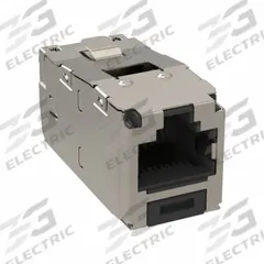 PANDUIT Jack Module: 1 Ports, Black, 6, RJ45, Copper, CJS688TGY. Key specifications — Color: Black; Compatible Wire Material: Copper; Display Sell UOM: EA; Brand: PANDUIT.