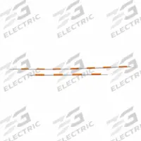 Traffic Cone Bar: MUTCD, Engineer, 10 ft Ht, ABS Plastic, 3 in Wd, 2 in Dia, 6 to 10 ft (MPN 150610A-CBOW). Key specifications — Length: 6 to 10 ft; Brand: TRAFFIX DEVICES/VIZCON; Color: Orange; For Use With Product Type: Delineators; Material: ABS Plastic; Includes: 3-1/4 in Mounting Loops.