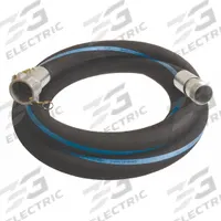 Water Suction and Discharge Hose: 4 in Hose Inside Dia., 150 psi, Black, 4 in x 4 in Fitting Size (MPN RSG400-15CN-G). Key specifications — Temp. Range: -25° to 200°F; Hose Color: Black; Brand: CONTINENTAL.