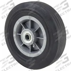 MARASTAR Solid Wheel: 8 in Wheel Dia., 2 3/32 in Wheel Wd, Rubber, 500 lb Load Capacity, Plastic (MPN 40N432). Key specifications — Brand: MARASTAR; Tire Sidewall Number: 8x2.