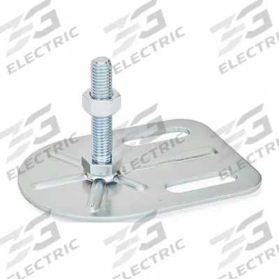 JW WINCO Male-End Leveling Mount: Swiveling Stud, 3/8"-16 Thread Size, 3 3/20 in - Swivel Male Leveling Mounts