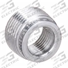 APPLETON ELECTRIC Reducing Bushing - Haz Loc: Aluminum, 2 in_2 1/2 in Trade Size (MPN RB250-200A). Key specifications — Reduction Size: 2-1/2 in to 2 in; Brand: APPLETON ELECTRIC.