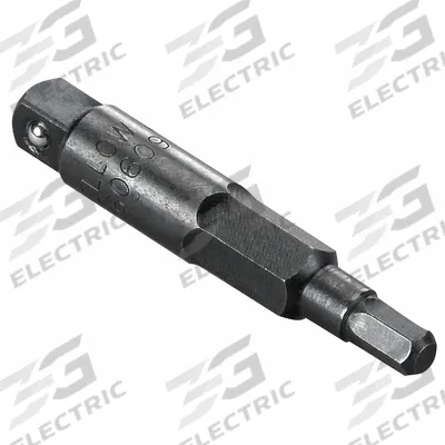 YELLOW JACKET Hex Key Adapter: 8 1/2 in Lg - Parts & Accessories for Manifolds, Hoses & Tools