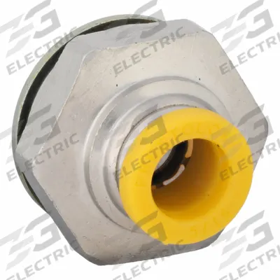 PARKER Push-Fit Adapter Fitting: 10 mm OD x 3/8 in Pipe Size, Push-to-Connect x BSPP - Nickel-Plated Brass Tube Fittings