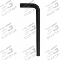 WESTWARD Hex Key: 0 Ball Ends, 1/4 in Tip Size, SAE, Short, Alloy Steel, Black Oxide, L, 2 Tips (MPN 54TU41). Key specifications — attr1205521: WESTWARD; attr1205526: Black Oxide.