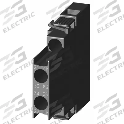 Siemens Auxiliary Contact Block: 1NO/1NC, Side Mount, Side-Mounted - Siemens Auxiliary Contacts