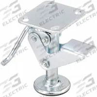 APPROVED VENDOR Floor Lock: For 6 in Wheel Dia, 6 3/4 in Floor Lock Retracted Ht, Steel (MPN P-FL-750-14). Key specifications — Brand: APPROVED VENDOR.
