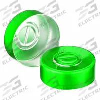 Lab Bottle Caps: 20 mm Dia, Green, Aluminum, Unlined, 1,000 Closures Included, Colored (MPN 224183-07). Key specifications — Clarity: Colored; Septa Included: No; Vented: No; Brand: WHEATON; Closure Color: Green; Closure Liner Material: Unlined.