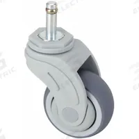 APPROVED VENDOR Stem Caster: Swivel, No Brake, 3 in Wheel Dia., 1 1/4 in Wheel Wd, Polyolefin, Gray (MPN P17S-RP030K-SG1). Key specifications — attr1111099: APPROVED VENDOR; attr1111095: Gray; attr1113760: Gray; attr1176855: Swivel.