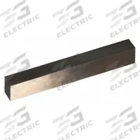 CLEVELAND Lathe Tool Blank: Cobalt, Bright (Uncoated), 1/2 in Overall Wd, 1/2 in Overall Ht (MPN C44582)