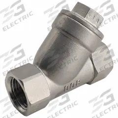 APPROVED VENDOR Check Valve: Piston, Y-Style Valve Body, 3/8 in Pipe Size, FNPT x FNPT, Female, NPT (MPN 06H051N03038). Key specifications — Brand: APPROVED VENDOR.