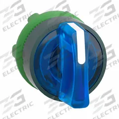 SCHNEIDER ELECTRIC Short-Handled Selector Switch: 22 mm Panel Mount Size, 3 Positions, Series XB5 (MPN ZB5AK1363). Key specifications — Action: Maintained/Maintained/Maintained; Cam: No Cam Included; Brand: SCHNEIDER; Switch Bezel Material Type: Non-Metallic.