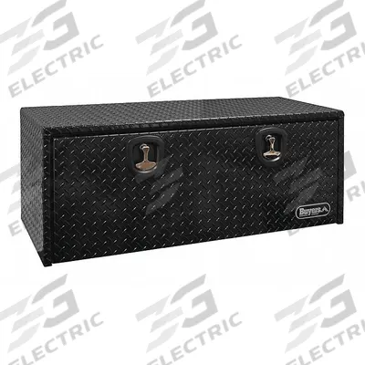 BUYERS PRODUCTS Underbody Truck Box: Underbody Truck Box, Single Drop-Down Door Door, Black - Single Drop-Down Door Boxes