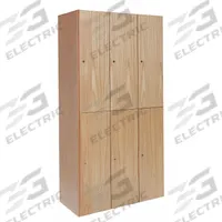 HALLOWELL Wardrobe Locker: 36 in x 18 in x 72 in, Solid, 2 Tiers, 3 Units Wide, Keyed, Light Wood (MPN UW3282-2A-W-RO). Key specifications — attr63993: HALLOWELL; attr64355: Light Wood; attr65028: Solid; attr145898: Plywood; attr64351: Assembled; attr78058: Yes.