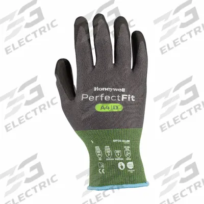 PIP GLOBAL SAFETY Cut Protection Gloves: M ( 8 ), ANSI Cut Level A4, Palm and Fingers, Dipped - Medium-Duty Cut-Resistant Gloves with Polyurethane Coating & Impact Protection