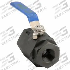 APPROVED VENDOR Manual Two-Way Ball Valve: 1 in, Carbon Steel, Straight, FNPT x FNPT, Two-Piece (MPN 32H964). Key specifications — Brand: APPROVED VENDOR; Handle: Lever.