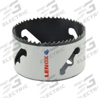 LENOX Hole Saw: 3 5/8 in Saw Dia., 3/5 Teeth per Inch, 1 1/2 in Max. Cutting Dp, 5/8-18 Thread Size (MPN 3005858L). Key specifications — attr1098070: 3/5; attr1098087: LENOX; attr1098073: 5/8-18.