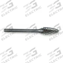 WIDIA Carbide Bur: Ball-Nosed Tree, SF-5, Double Cut, 1/2" x 1" Head, 1/4" Shank (MPN M41389). Key specifications — Trade Number: SF-5; Brand: WIDIA METAL REMOVAL.