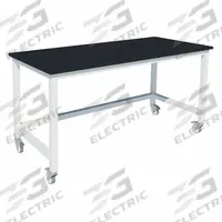 Heavy Duty Table: 30 in Overall Wd, 36 in Overall Ht, 4 ft Overall Lg, Epoxy, 960 lb Load Capacity (MPN GRHD-4830-CFE-2). Key specifications — Brand: INSTOCK; Caster Type: Locking Swivel; Countertop Material: Epoxy.
