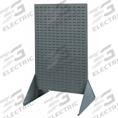 QUANTUM STORAGE SYSTEMS Louvered Floor Rack: 66 in x 36 in x 25 in, 2 Sides, 0 Bins - Floor-Standing Louvered Racks Without Bins