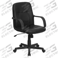 FLASH FURNITURE Office Chair: Paulson, Black, Vinyl Material, 20 in Back Ht, 18 in Seat Wd (MPN H8020-GG). Key specifications — attr995518: Paulson; attr982877: Black; attr982913: Yes; attr982865: Black; attr982870: FLASH FURNITURE; attr982901: Black.