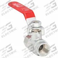 APPROVED VENDOR Manual Two-Way Ball Valve: 3/8 in, Chrome-Plated Brass, Straight, FIP x FIP, Lever (MPN 107-822-CP). Key specifications — Brand: APPROVED VENDOR; Handle: Lever.