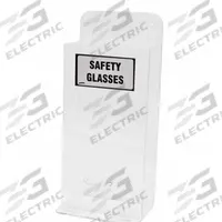 BRADY Protective Eyewear Dispenser: 1 Compartments, 20 Eyewear, 8 in Overall Wd, 18 in Overall Ht (MPN MVSD). Key specifications — Color: Clear; Material: Acrylic.
