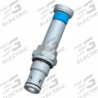 BUCHER HYDRAULICS Cartridge Valve: Screw-In, Two Positions, Normally Closed, Screwdriver Adjustment (MPN EMDV-12-N-C2-0-00). Key specifications — attr1012059: EMDV-12-N-C2-0-00; attr1250696: EMDV; attr1011660: Nitrile; attr1011632: Screwdriver; attr1011635: BUCHER HYDRAULICS; attr1011636: Steel; attr1011644: C12-20.