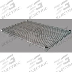 APPROVED VENDOR Wire Shelf: 48 in x 24 in, 1 Shelves, Split Sleeve, 225 lb Load Capacity, Dry, Steel (MPN 1ECH3). Key specifications — Recommended Environment: Dry; Material: Steel; Brand: APPROVED VENDOR; Color: Silver; Finish: Zinc Plated.
