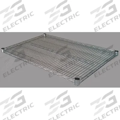 APPROVED VENDOR Wire Shelf: 48 in x 24 in, 1 Shelves, Split Sleeve, 225 lb Load Capacity - Wire Shelves for Dry Use