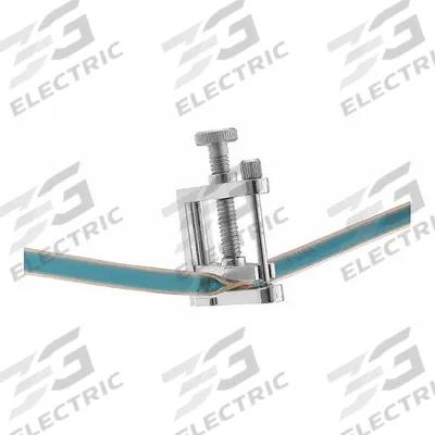 OHAUS Clamp: Hosecock Clamp, Stainless Steel, 1 1/2 in Overall Lg, 2_3 Prongs - Lab Clamps